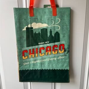 TJ’s Chicago reusable grocery Tote Bag